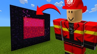 How To Make A Portal To The Firefighter Dimension in Minecraft!