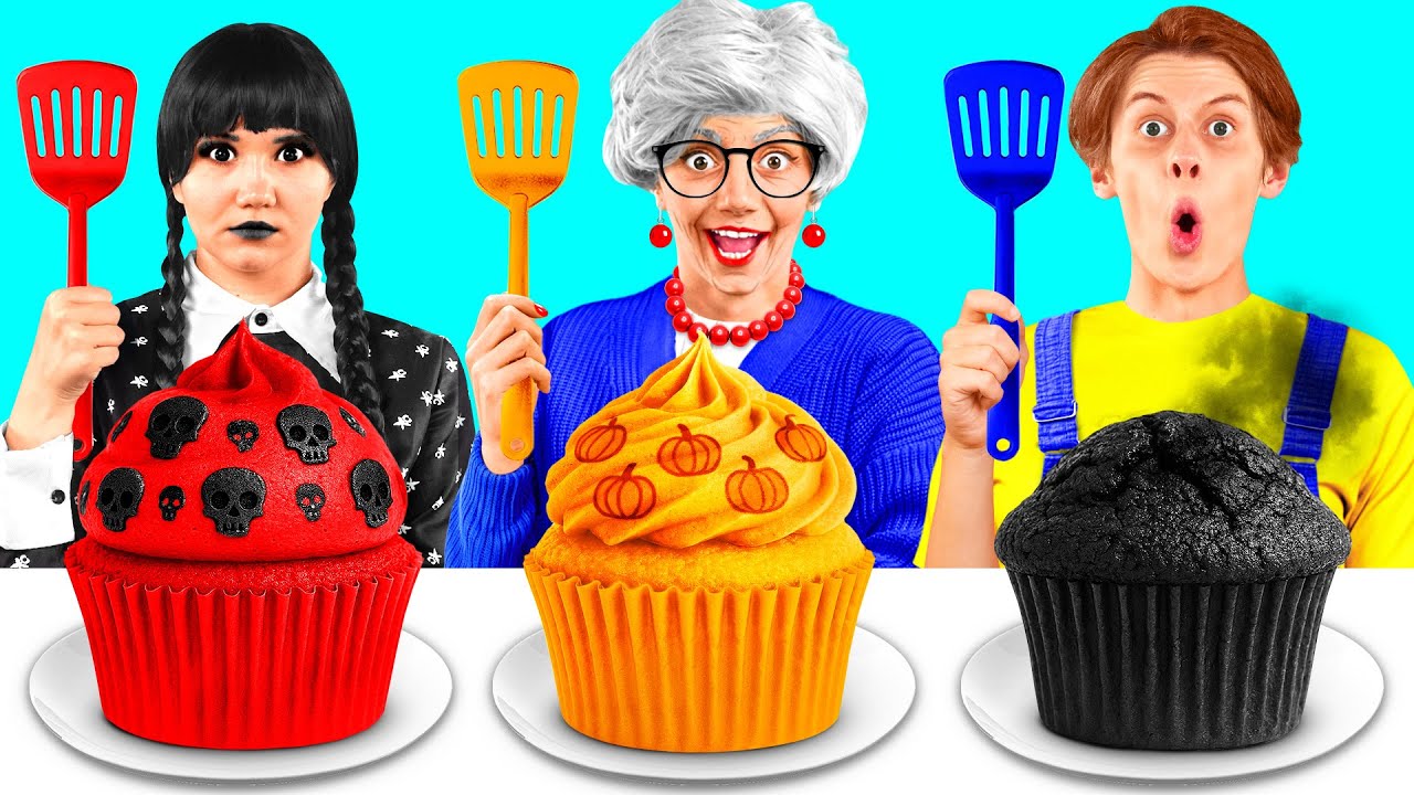 Wednesday vs Babcia — Kulinarne Wyzwanie | Niesamowite Przepisy Kuchenne od FUN FOOD