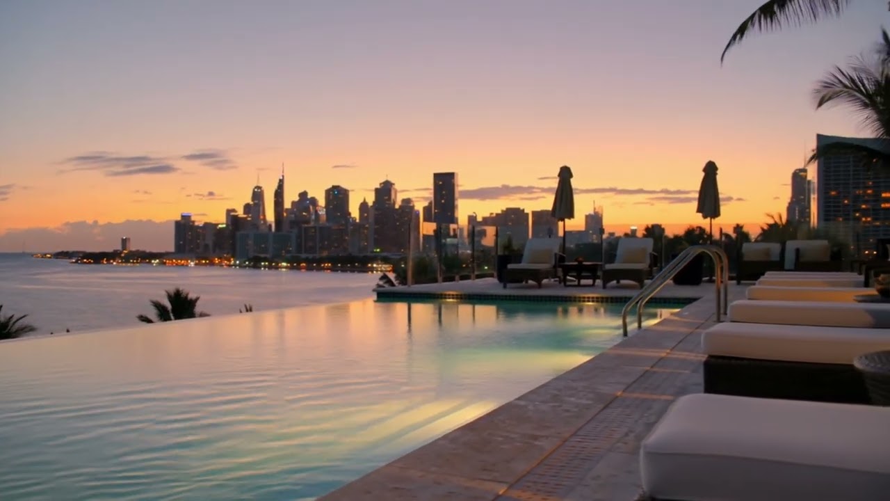 Golden-Hour Pool Deck Ambient House | Upbeat Chillout with Piano & Marimba Vibes #ambienthouse