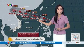 Bão số 11 Matmo sắp vào Biển Đông | Dự báo thời tiết 12h30 - 02/10/2025 | VTVWDB