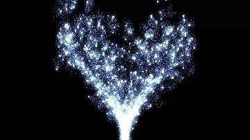 blue particle spark background animation