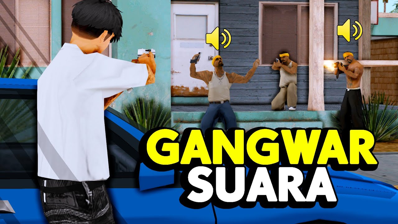 AKU BANTAI GANGSTER MUSUH SAMPE RATA DI GTA SUARA !! -  GTA SAMP
