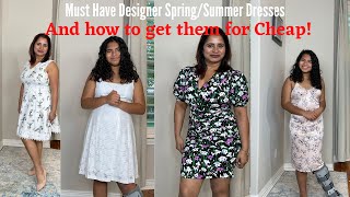 Must have designer spring dresses and how to get them for cheap!