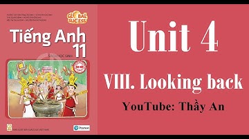 [TIẾNG ANH 11] GLOBAL SUCCESS 11 - Unit 4. ASEAN AND VIET NAM - VIII. Looking back
