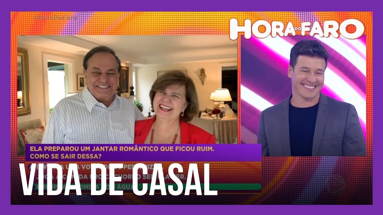 Casal Ronnie Von e Kika respondem perguntas sobre a vida de casado no Jogo da Afinidade