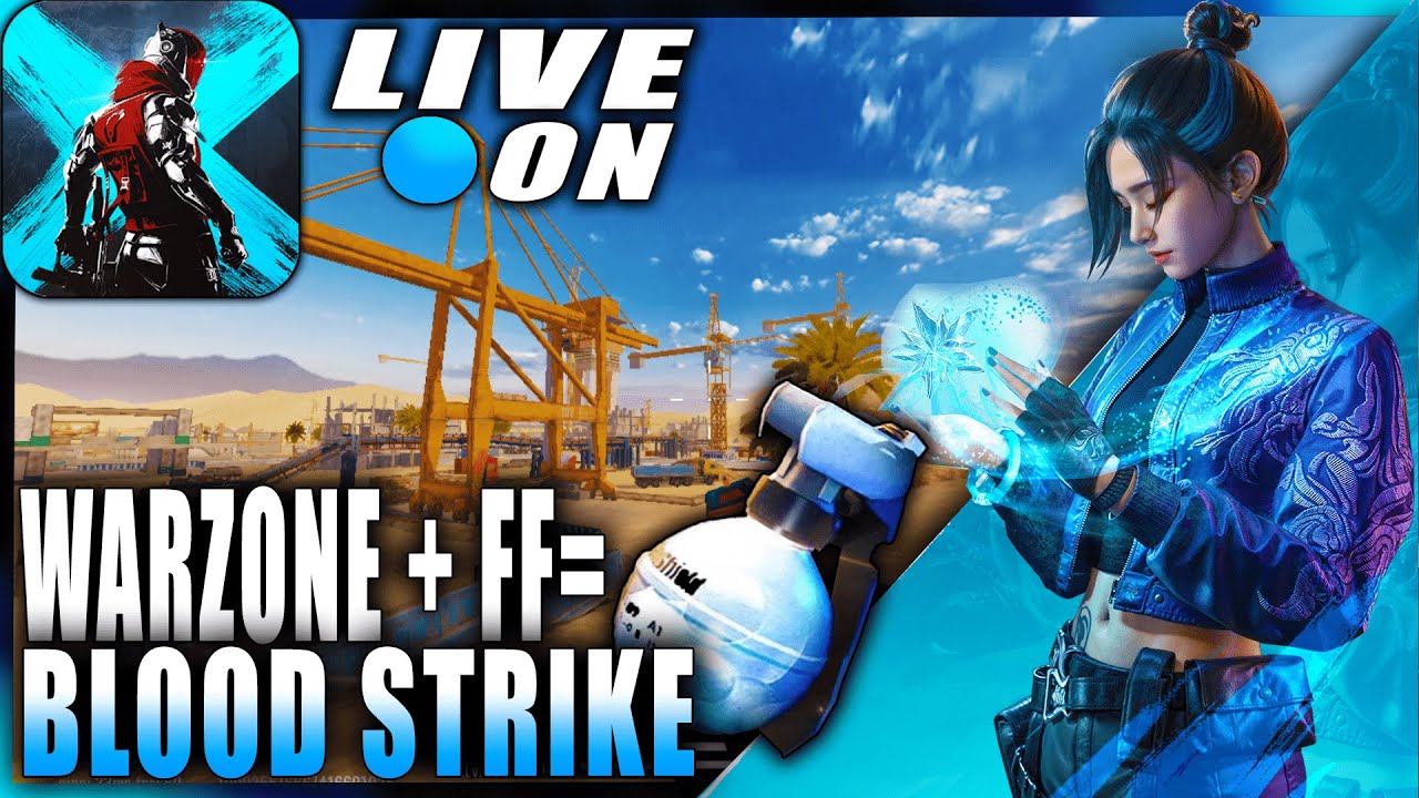 EM BUSCA DO OURO NA P90🔴BLOOD STRIKE AO VIVO 