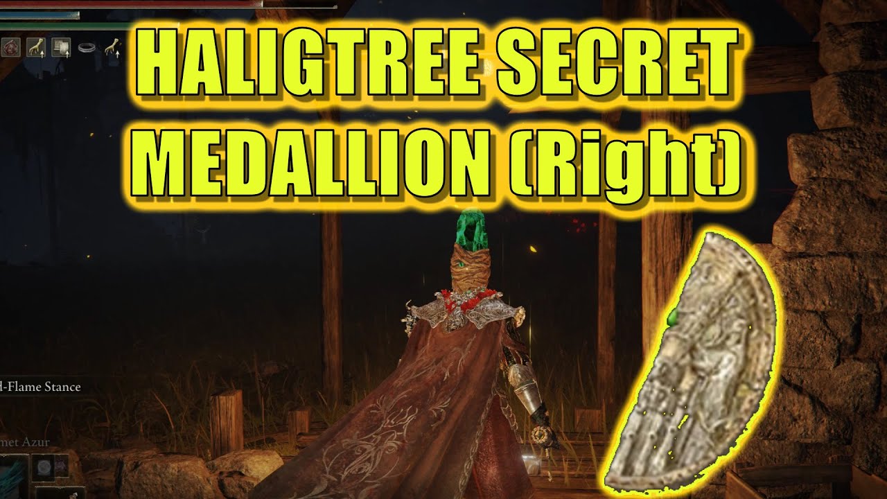Elden Ring HALIGTREE SECRET MEDALLION (Right) Location YouTube