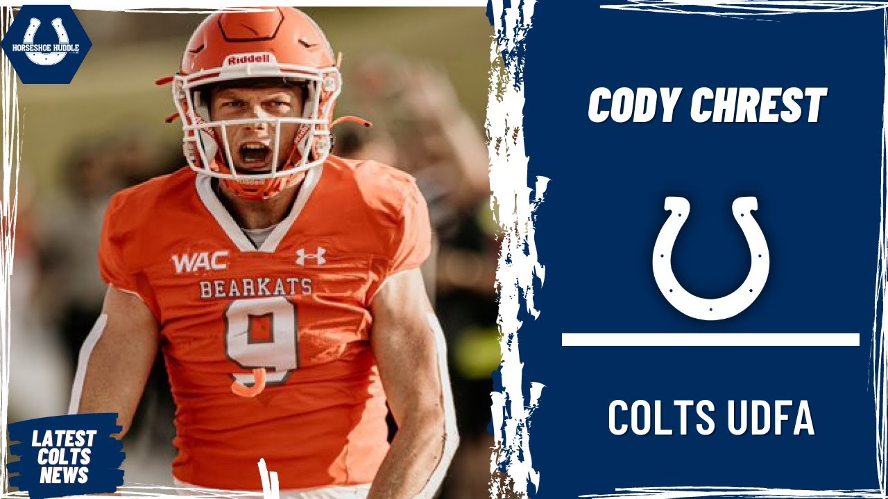 Meet Indianapolis Colts UDFA Sam Houston State WR Cody Chrest YouTube