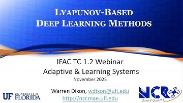 Lyapunov-Based Deep Learning Methods