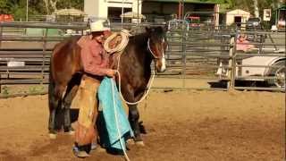 7 Clinics with Buck Brannaman  SNEAK PEEK 'Tarp Exercise'