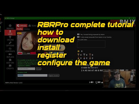 RBRPro - How to download, install, register and configure it - Part I