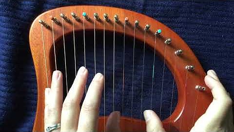 Easy Beginner Scottish tune for Lyre - demo for tutorial