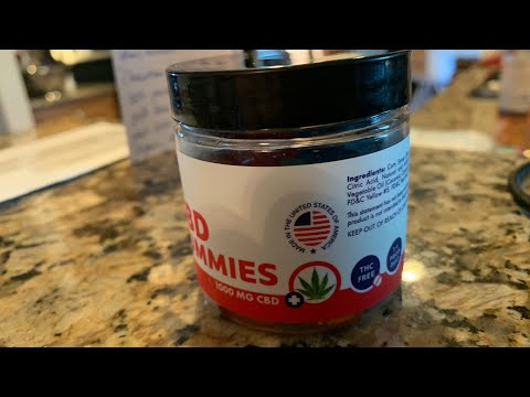 Hooloo Hemp Gummies Bears Sugar Free 980000mg