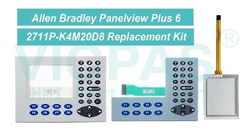 How to Repair 2711P-K4M20D8 Panelview Plus 6 Terminals Keypad?