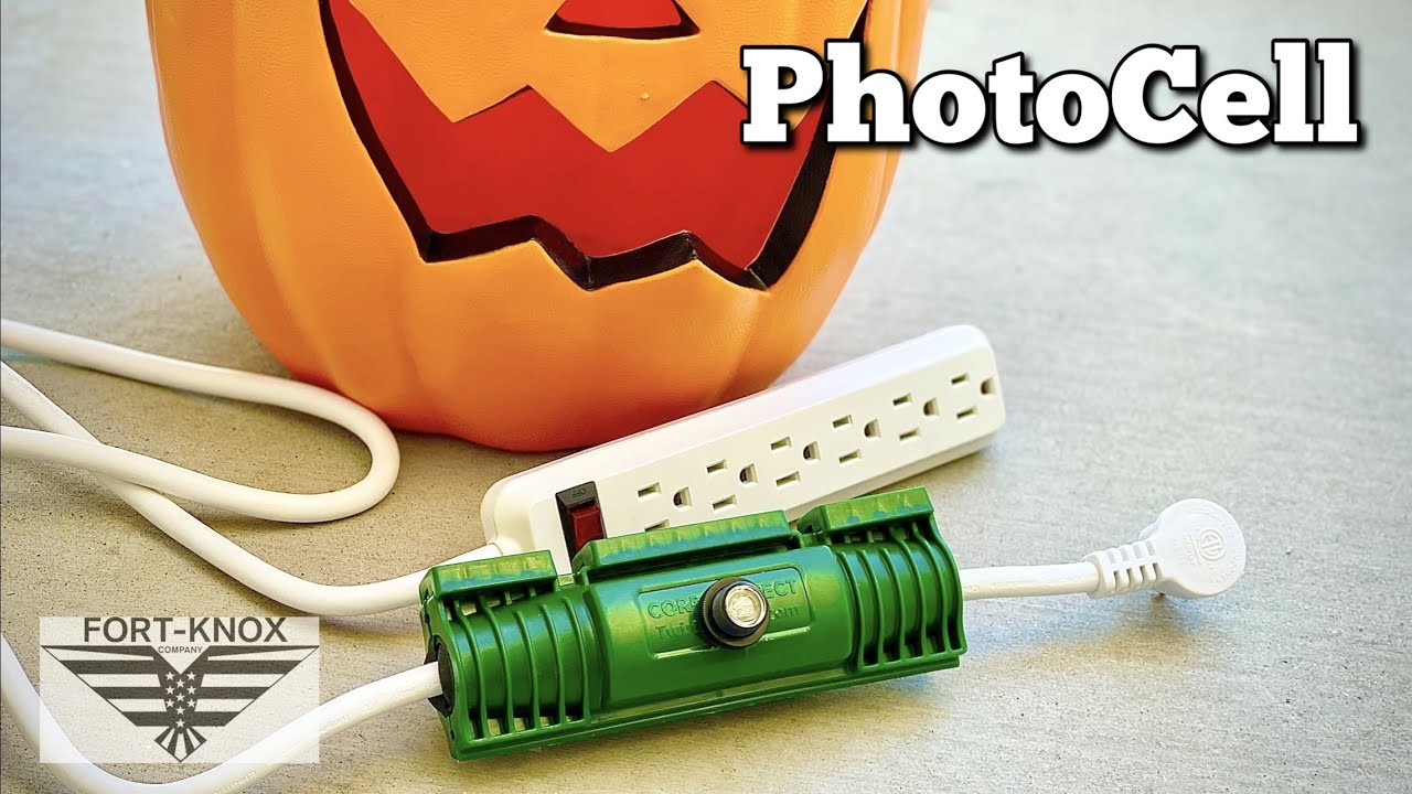 Photocell Extension Cord for Outdoor lights & Decorations Plug