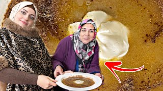 حماتي طبخت مامونية حلبية 😍 كتير سهلة ولذيذة 😋