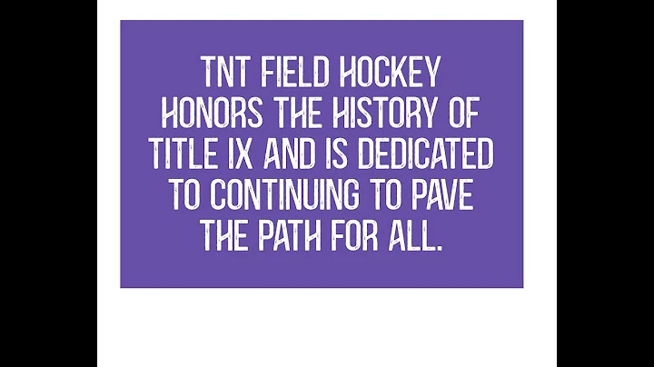 TNT Title IX 37 Words Video