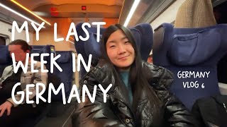 my last week in Germany | food diary, first snow, saying bye to friends, gifts for students