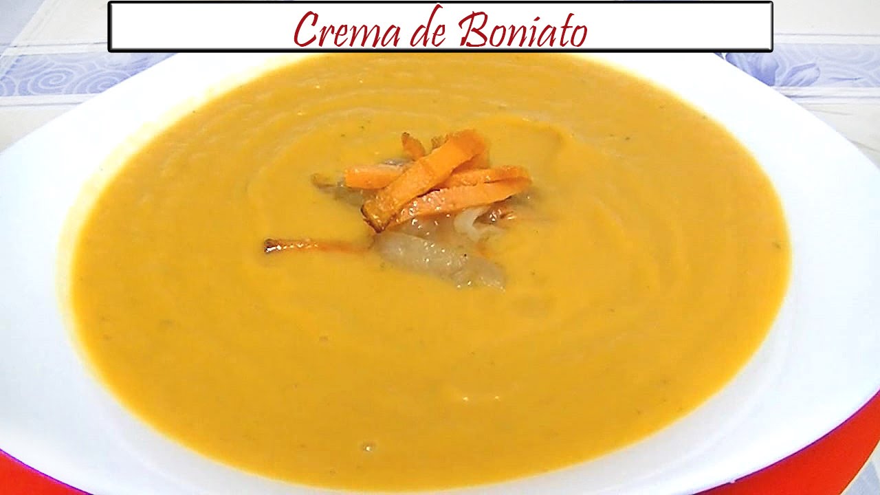 Crema de Boniato | Receta de Cocina en Familia