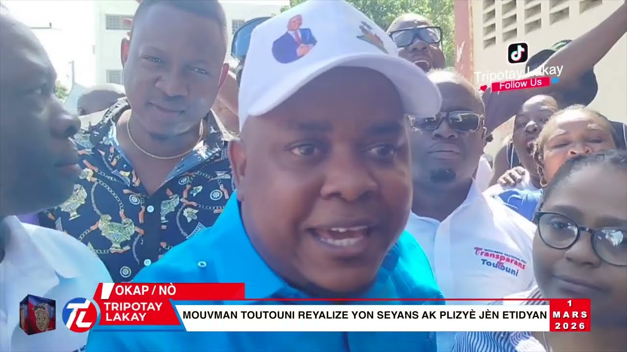 Pascal Adrien ak mouvman TOUTOUNI debake, reyalize yon seyans travay ak jèn etidyan nan Okap