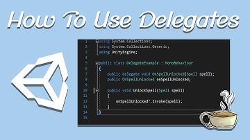 How and Why to use Delegates in your C# Unity Game