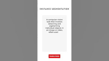 What is Instance Segmentation #Shorts