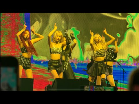 LE SSERAFIM - Unforgiven fancam at Coachella Weekend 1 04-13-24