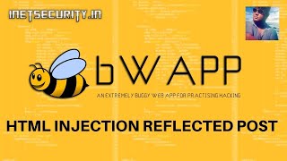 Bug Bounty Basics - 2. HTML Injection Reflected POST | #bugbounty #bwapp #techiejosh #tamil
