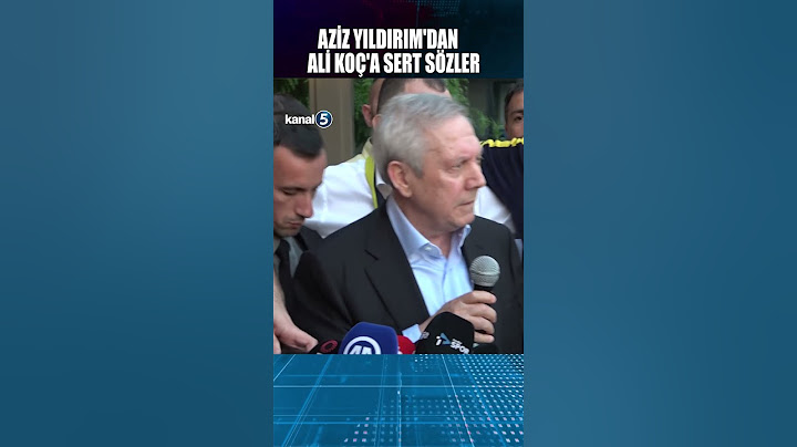 🔴AZİZ YILDIRIM'DAN ALİ KOÇ'A SERT SÖZLER