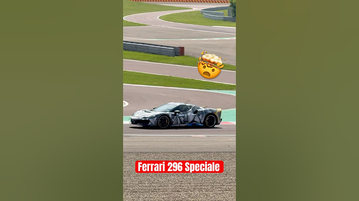 Ferrari 296 Speciale testing at the Fiorano racetrack in Maranello! 🤩🤯