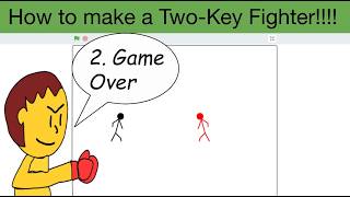 How to make a Two-Key Fighting Game!! 2. Game Over Screens for 2 Players.