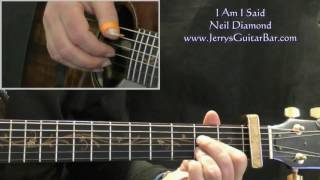 How To Play Neil Diamond I Am I Said (intro only) chords