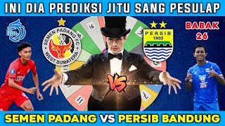Laga Pekan Ke 26semen Padang Vs Persib Bandung Bri Super League 20252026  Prediksi Persib