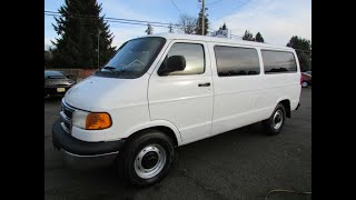 2002 Dodge Ram Wagon 2500 only 63,000 miles SOLD ( For Sale) @hallmotorsllc5155