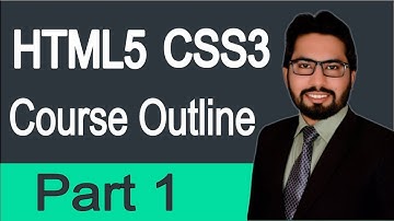 Html Css Tutorial in Urdu | Web Design Tutorial for Beginners in Hindi | Course Outline Part  1