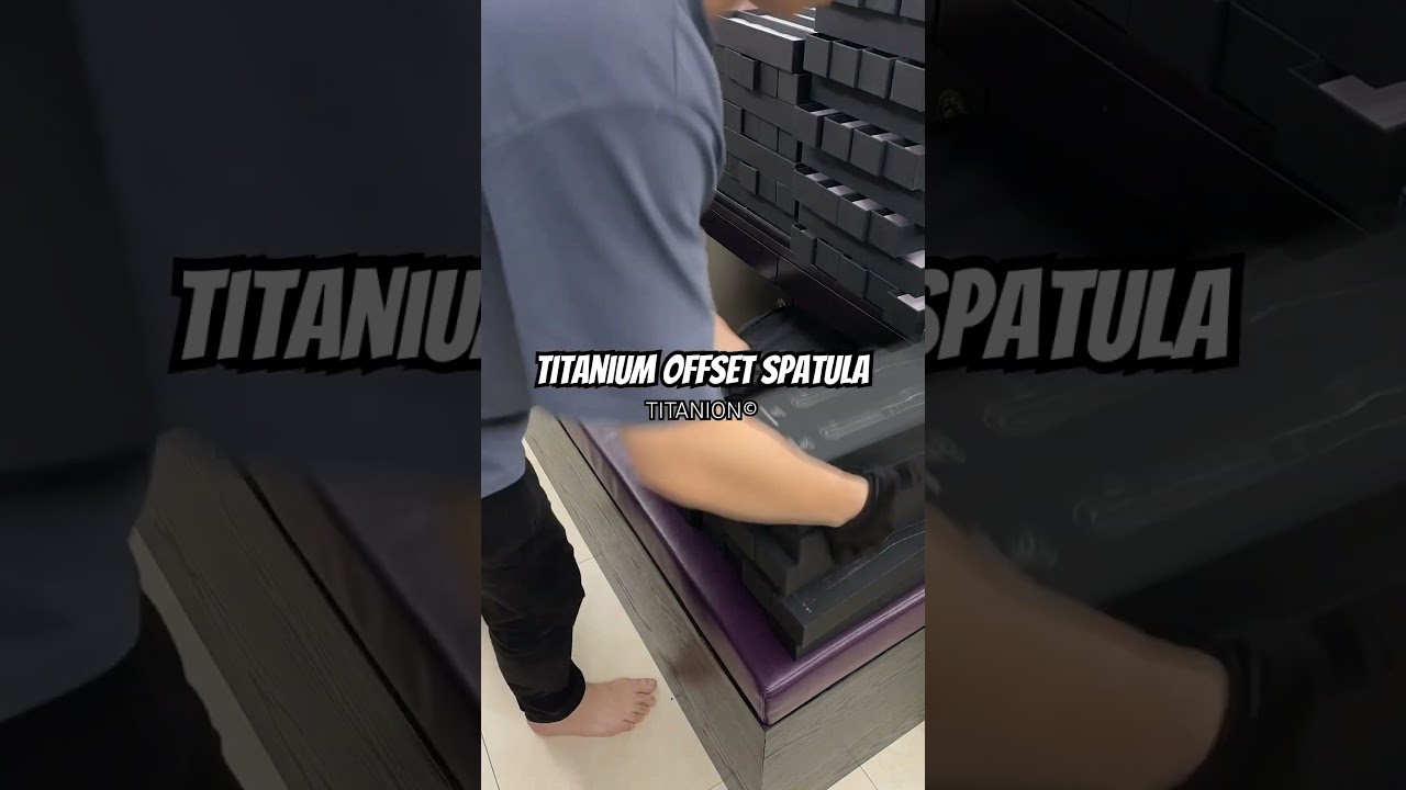 The World’s Best Titanium Offset Spatula | Titanion 