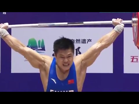 Видео: LU Xiaojun — 174 + 207 (2016 Chinese Nationals Weightlifting)