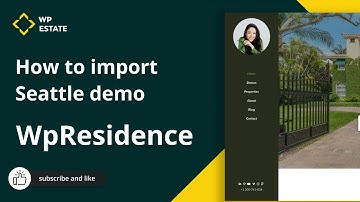 How to import Seattle demo