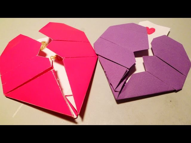 Corazones de Origami para San Valentin // Origami Heart 