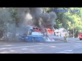 Сгорел автобус 29 08 2013 ( Новошахтинск,Новая Соколовка)