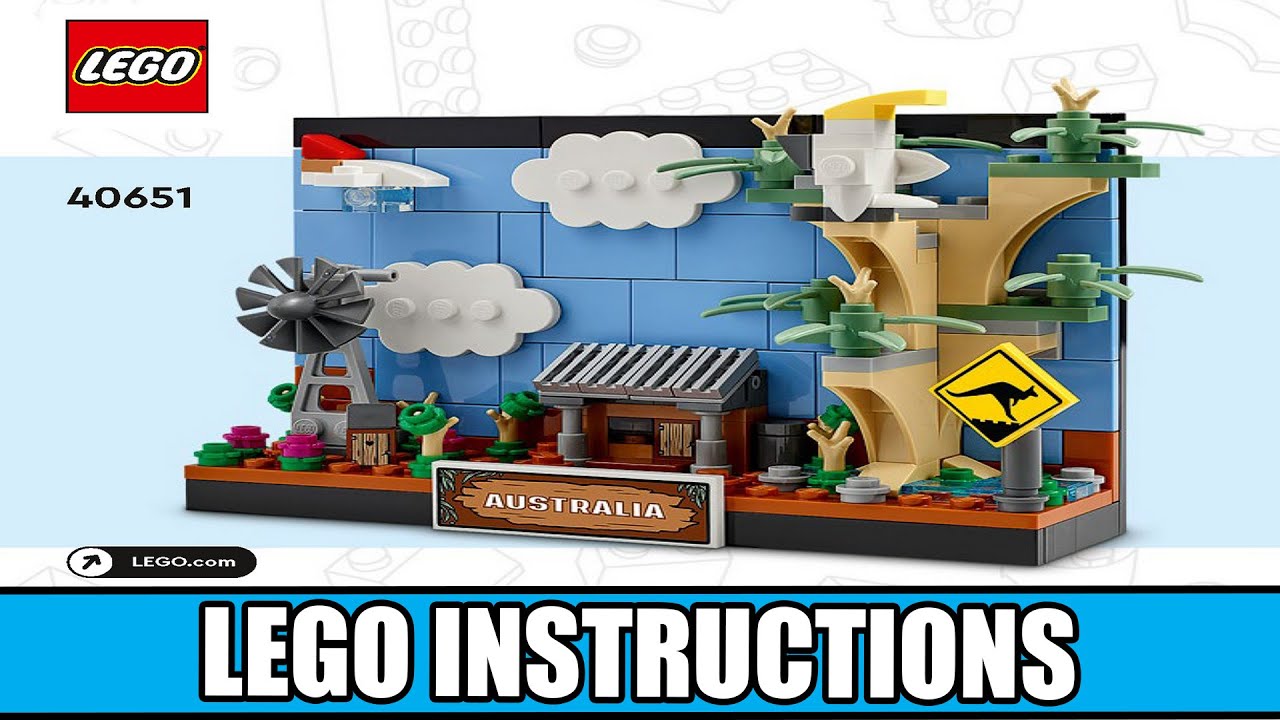 Creator | Australia Postcard LEGO instructions