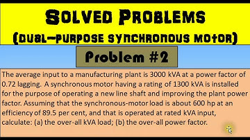 Solved Problem: Dual-Purpose Synchronous Motor #2