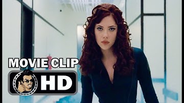 IRON MAN 2 Movie Clip - Black Widow Kicks Butt (2010) Scarlett Johansson Marvel Superhero Movie HD