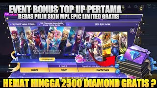 100 DIAMOND BONUS EVENT!! GUARANTEED FREE EPIC SKIN EVERYONE || MOBILE LEGENDS