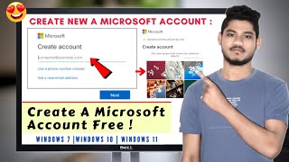 How to Create Microsoft Account 2023 | Microsoft Account Kaise Banaye | Windows 10 | Windows 11