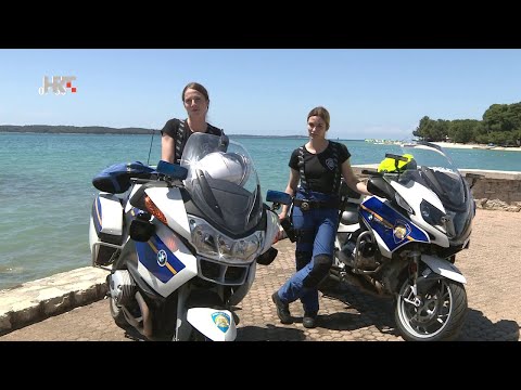 Ana i Anita | Jedine policijske motociklistice u Istri