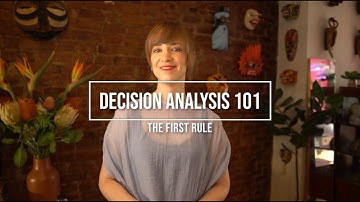 The most important rule of decision-making