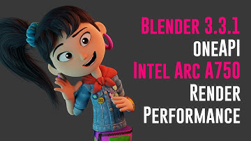 Intel Arc A750 Blender oneAPI Render Performance