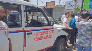 Chhamb route drivers protest, reach Nehru Market warehouse police post