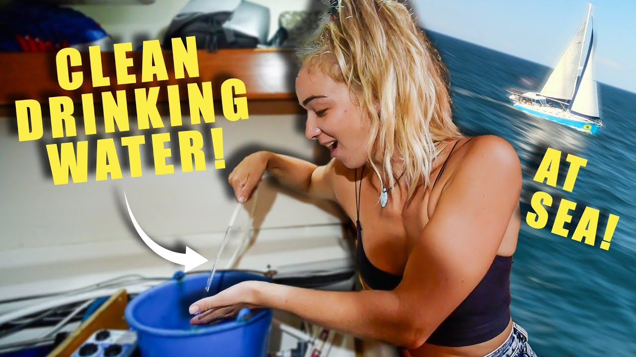 UNLIMITED Fresh Water AT SEA! Our NEW WATER MAKER turns SALT WATER into GOLD!! | ep.22